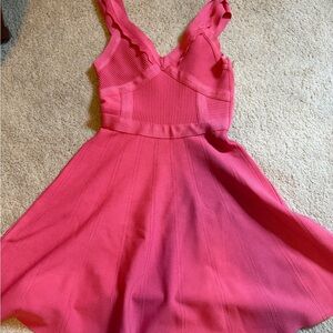 bebe Pink Sleeveless Dress